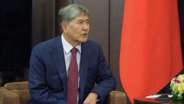 Tổng thống Almazbek Atambayev - Sputnik Việt Nam