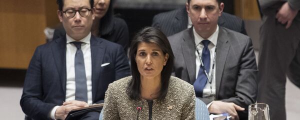 Постоянный представитель США при ООН Никки Хейли - Sputnik Việt Nam