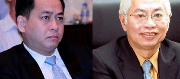 Ông Phan Văn Anh Vũ (Vũ “nhôm”) (trái) và ông Trần Phương Bình - nguyên TGĐ DongABank (phải) - Sputnik Việt Nam