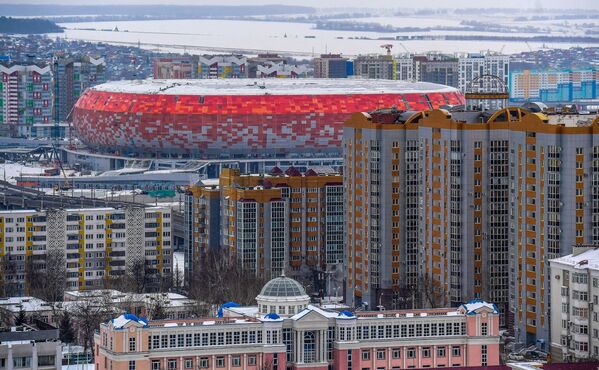 Sân vận động Mordovia Arena ở Saransk - Sputnik Việt Nam