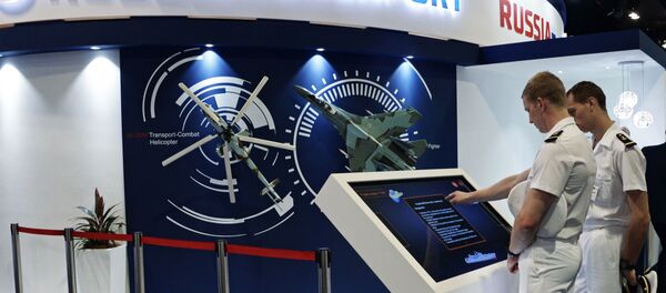 Gian hàng của Rosoboronexport tại triển lãm DSA-2018. - Sputnik Việt Nam