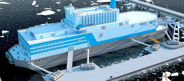 Nhà máy điện hạt nhân nổi Akademik Lomonosov - Sputnik Việt Nam