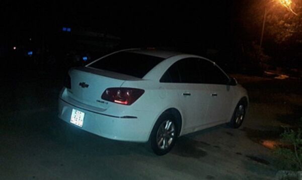 Chiếc xe ô tô vi phạm. - Sputnik Việt Nam