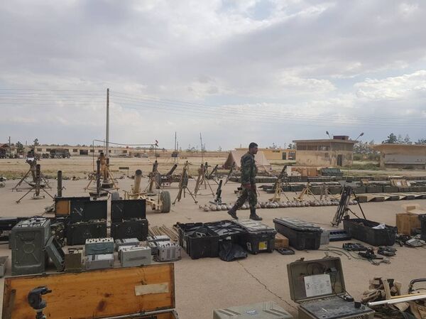 Quân đội Syria nắm giữ được kho vũ khí phong phú của những kẻ khủng bố  - Sputnik Việt Nam