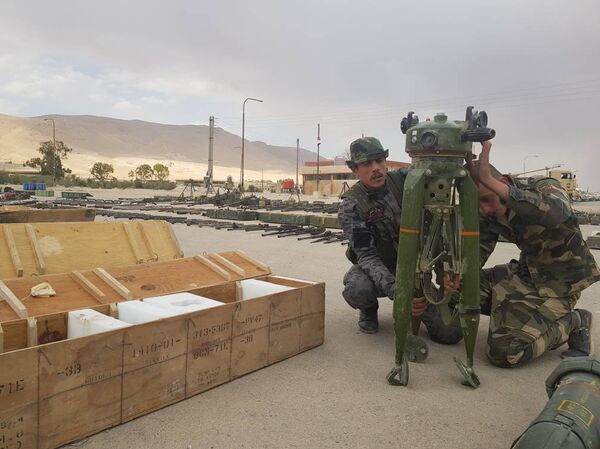 Quân đội Syria nắm giữ được kho vũ khí phong phú của những kẻ khủng bố  - Sputnik Việt Nam