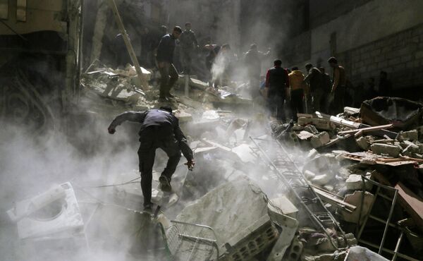 Tổ chức Mũ bảo hiểm trắng tại Đông Ghouta, Syria - Sputnik Việt Nam