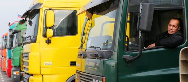 tài xế xe tải - Sputnik Việt Nam