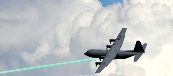 Photo illustration of an AC-130 gunship firing a laser weapon - Sputnik Việt Nam