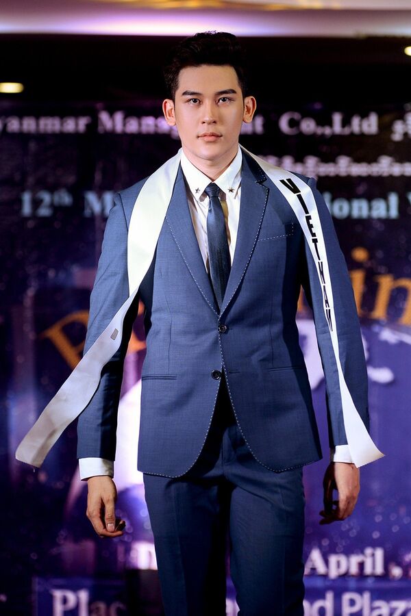 Đại diện Việt Nam Trần Minh Trung tại Nam vương Quốc tế 2018. - Sputnik Việt Nam