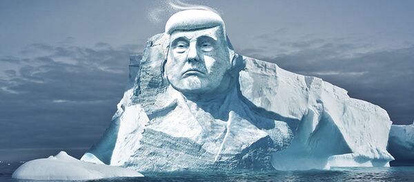 Đầu Trump bằng băng cao 35 mét sẽ tan chảy ở Bắc Cực Đầu Trump bằng băng cao 35 mét sẽ tan chảy ở Bắc Cực - Sputnik Việt Nam