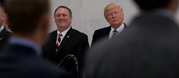 Donald Trump, Michael Pompeo - Sputnik Việt Nam