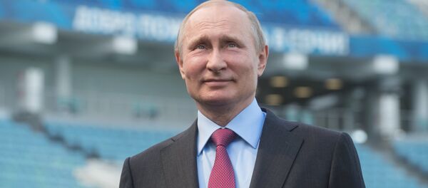Tổng thống Vladimir Putin tại SCĐ Fisht tại Sochi Tổng thống Vladimir Putin tại SCĐ Fisht tại Sochi - Sputnik Việt Nam