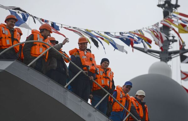 Hạ thủy tàu tên lửa “Shkval” ở Saint-Peterburg - Sputnik Việt Nam