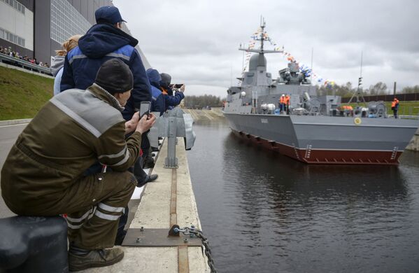 Hạ thủy tàu tên lửa “Shkval” ở Saint-Peterburg - Sputnik Việt Nam