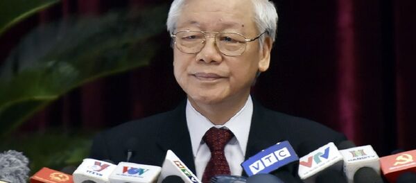 Tổng Bí thư Nguyễn Phú Trọng phát biểu khai mạc Hội nghị. Tổng Bí thư Nguyễn Phú Trọng phát biểu khai mạc Hội nghị. - Sputnik Việt Nam