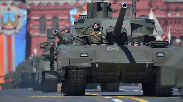 T-14 “Armata” tại Diễu binh kỷ niệm 73 năm Chiến thắng trong Chiến tranh Vệ quốc Vĩ đại 1941-1945 - Sputnik Việt Nam