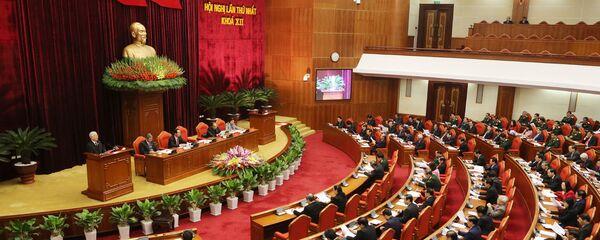 Hội nghị lần thứ 7 Ban Chấp hành Trung ương Đảng khóa XII đang diễn ra tại Hà Nội - Sputnik Việt Nam