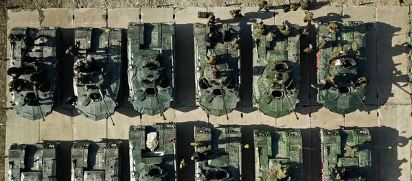 БМД 2 на армейском конкурсе Десантный взвод в Краснодарском крае - Sputnik Việt Nam