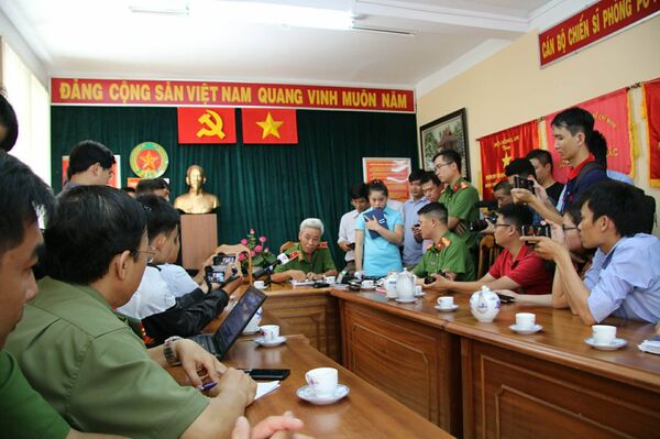 Toàn cảnh buổi họp báo sáng nay. - Sputnik Việt Nam