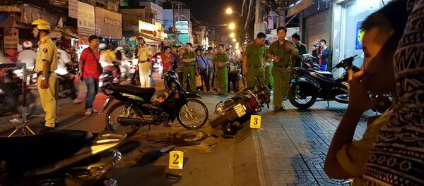 Hiện trường vụ trọng án gây rúng động dư luận ở TP.HCM. Hiện trường vụ trọng án gây rúng động dư luận ở TP.HCM. - Sputnik Việt Nam