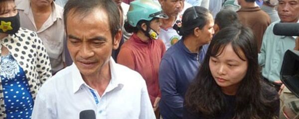 Ông Huỳnh Văn Nén trong ngày được minh oan vào tháng 12-2015 - Sputnik Việt Nam