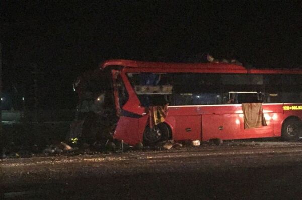 Hiện trường vụ tai nạn. - Sputnik Việt Nam