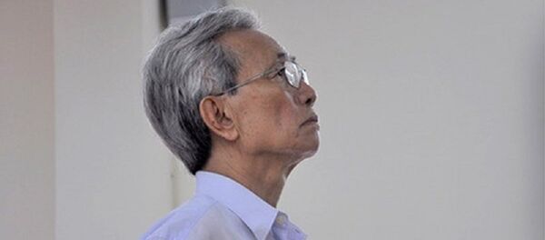 Bị cáo Nguyễn Khắc Thủy tại phiên tòa sơ thẩm - Sputnik Việt Nam