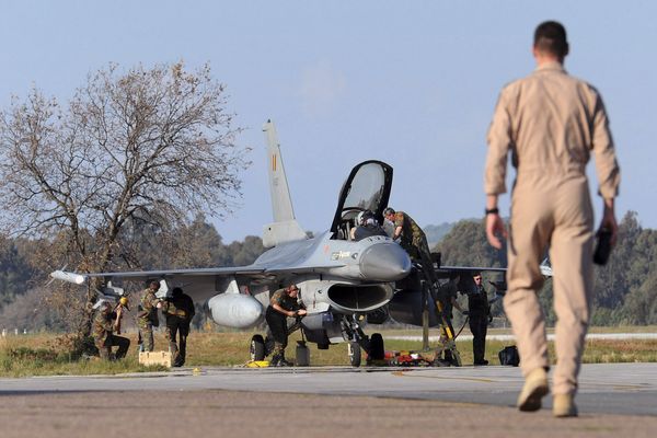 F-16 của Bỉ tại căn cứ không quân NATO Araxos - Sputnik Việt Nam