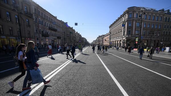 Đại lộ Nevsky dành cho khách bộ hành ở St. Petersburg - Sputnik Việt Nam