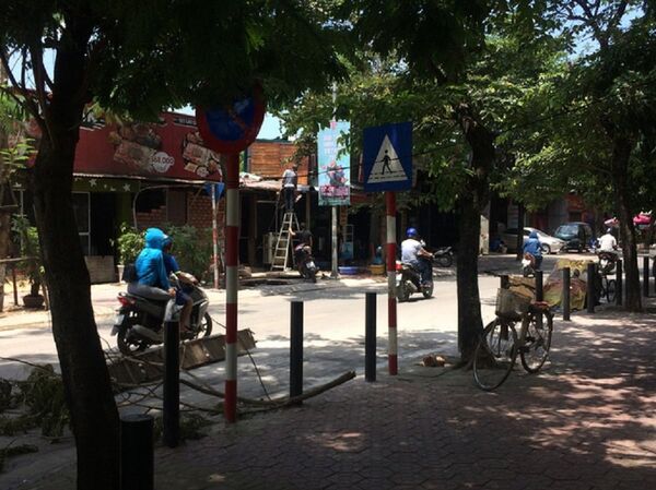 Chiếc xe đạp của nạn nhân.  - Sputnik Việt Nam