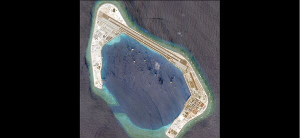 Ảnh chụp vệ tinh đá Subi 20 tháng 3 2018 - Sputnik Việt Nam