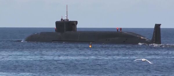 Запуск ракеты Булава по полигону Кура с подводного крейсера Юрий Долгорукий в Белом море - Sputnik Việt Nam