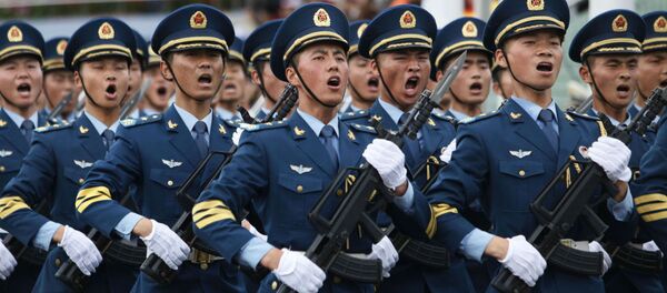 Quân đội Giải phóng nhân dân Trung Quốc tại một lễ duyệt binh - Sputnik Việt Nam