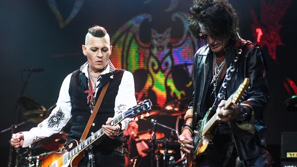 Johnny Depp và ban nhạc rock Hollywood Vampires - Sputnik Việt Nam