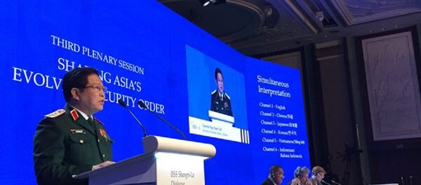 Bộ trưởng Quốc phòng Ngô Xuân Lịch phát biểu tại Đối thoại Shangri-La ngày 2.6 - Sputnik Việt Nam