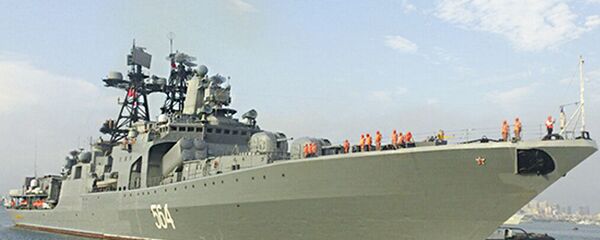 Đại chiến hạm chống tàu ngầm “Đô đốc Tributs” của Hạm đội Thái Bình Dương tại Cam Ranh - Sputnik Việt Nam