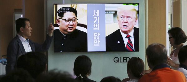 Donald Trump và Kim Jong-un - Sputnik Việt Nam