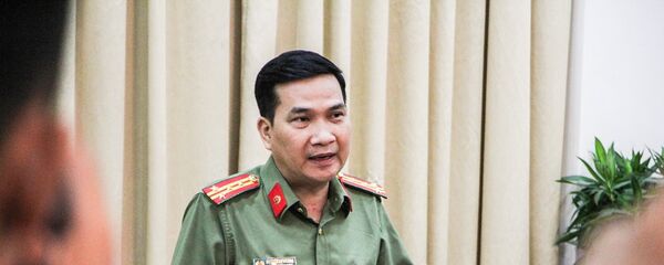 Đại tá Nguyễn Sỹ Quang, Trưởng phòng tham mưu Công an TP.HCM - Sputnik Việt Nam
