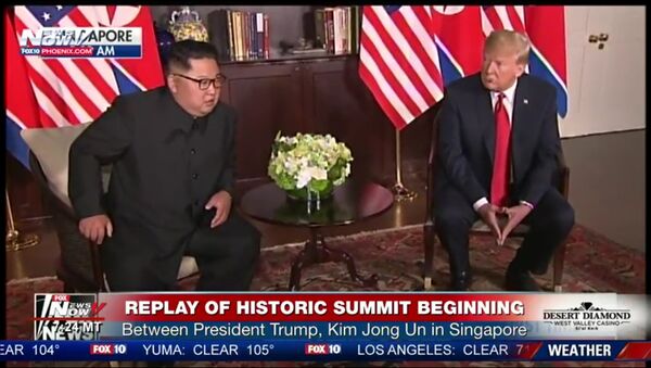 kim và trump - Sputnik Việt Nam