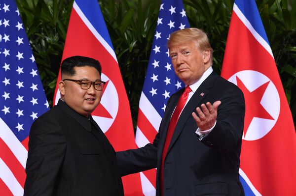 Donald Trump và Kim Jong-un - Sputnik Việt Nam