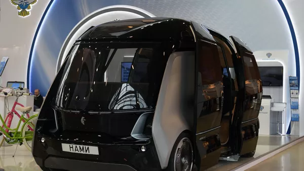 “Kamaz” trình làng xe buýt điện không người lái Shuttle