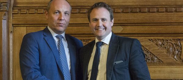 Chủ tịch Verkhovnaya Rada của Ukraina Andrei Parubiy trong chuyến thăm làm việc đến Vương quốc Anh - Sputnik Việt Nam