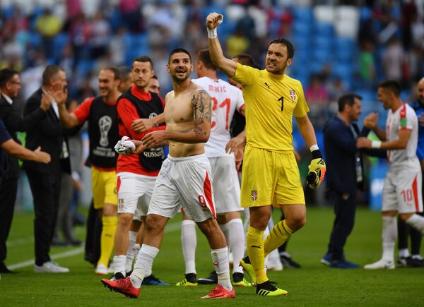 Trận đấu World Cup giữa Serbia và Costa Rica  - Sputnik Việt Nam