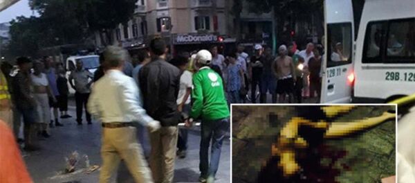 Hiện trường vụ tai nạn Hiện trường vụ tai nạn - Sputnik Việt Nam