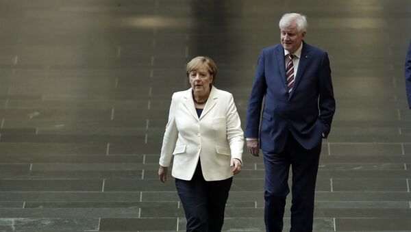 Angela Merkel và Horst Seehofer - Sputnik Việt Nam