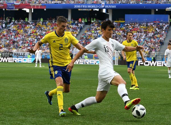Trận đấu World Cup giữa Thụy điển và Hàn Quốc  - Sputnik Việt Nam
