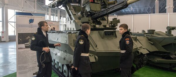 Robot xe tăng đa chức năng Uran-9 - Sputnik Việt Nam