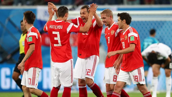 Trận đấu World Cup giữa Nga và Ai Cập