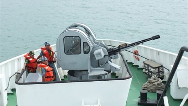 Bắn nghiệm thu pháo 23mm-23ML trên tàu CSB 8001 Bắn nghiệm thu pháo 23mm-23ML trên tàu CSB 8001 - Sputnik Việt Nam