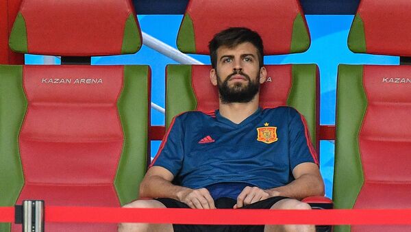 Cầu thủ bóng đá Tây Ban Nha Gerard Pique - Sputnik Việt Nam